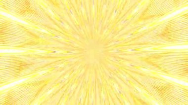 Işık sızıntısı olan yanıp sönen yıldız animasyon arka planını etkiler. 4K 2B bilgisayar oluşturma