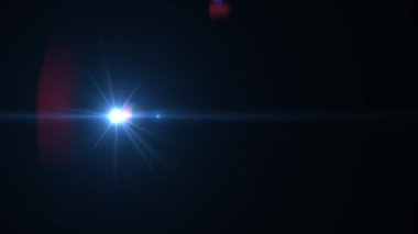 Mavi mercek, arka planda ışık sızıntısı hareketi yapıyor. Hareketli grafik dokusu