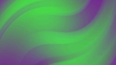 Çevir yeşil dalgalı soyut arka plan animasyonu. Hareketli grafik dokusu