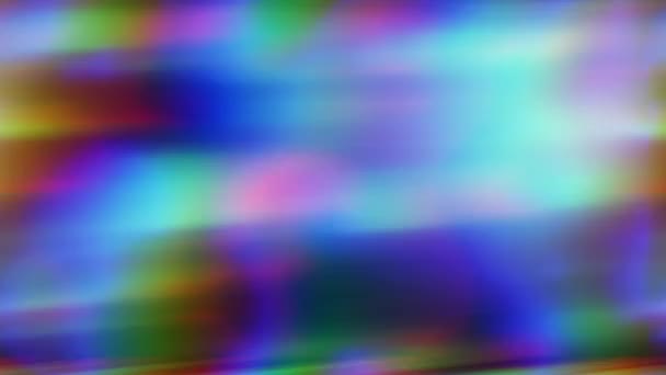 Soft Blue Colorful Chromatic Abstract Background Animation Computer Rendering — Stock videók