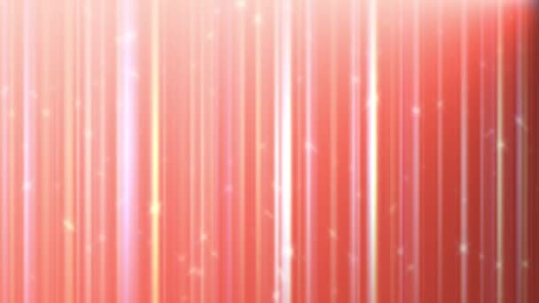 Vertical Linear Line Blinking Soft Red Background Animation Computer Rendering — Video