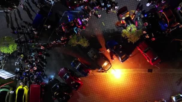 Juru Penang Malaysia Oct 2022 Aerial Rotate Look Spit Fire — Vídeo de Stock