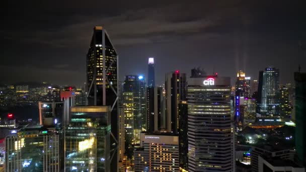 Букит Бинтанг Куала Лумпур Малайзия Дек 2022 Воздушное Движение Над — стоковое видео