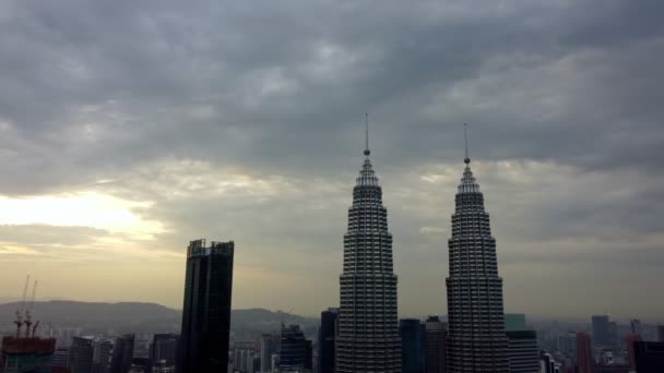 Bukit Bintang Kuala Lumpur Malaysia Dec 2022 Aerial Slow Move — Video Stock