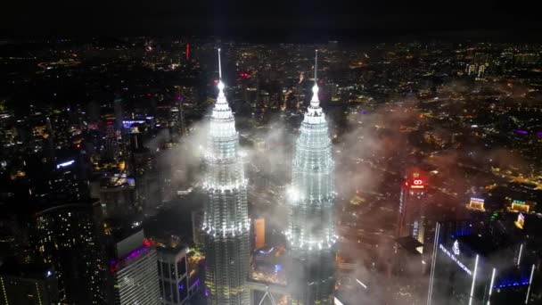 Bukit Bintang Kuala Lumpur Malaysia Nov 2022 Drone Shot Move — Wideo stockowe