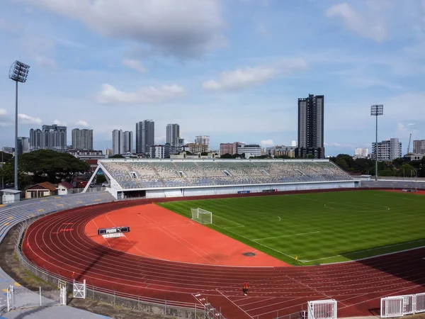 George Town Penang Malajzia Június 2022 Légi Kilátás City Stadium — Stock Fotó