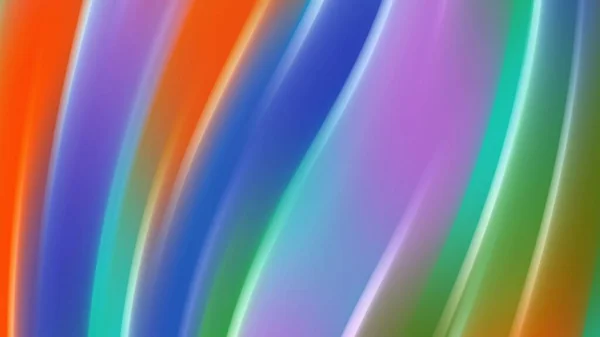 カラフルなパステル波のグラデーション抽象的な背景 2Dレイアウト図 — ストック写真