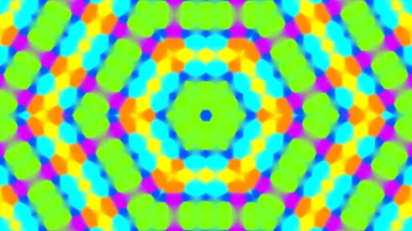 Mosaik Kaleidoskopische Geometrie Muster Abstrakten Hintergrund Illustration Des Layouts — Stockfoto
