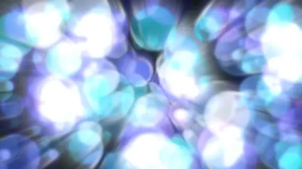 Brillo Borroso Esfera Partículas Azul Romántico Celebración Festival Fondo Ilustración —  Fotos de Stock
