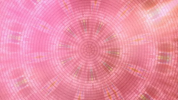 Kreis Symmetrie Rosa Farbe Abstrakten Hintergrund Illustration Des Layouts — Stockfoto