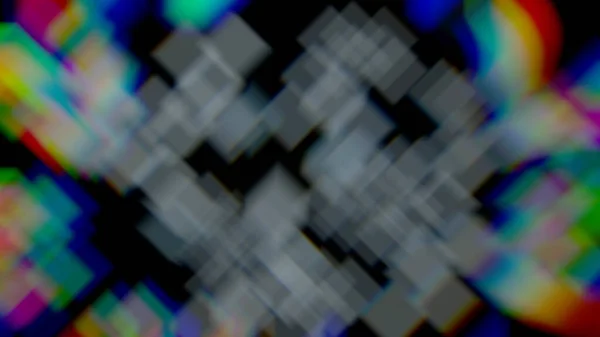 Blur Square Effect Color Prism Background Layout Illustration — Stock Photo, Image