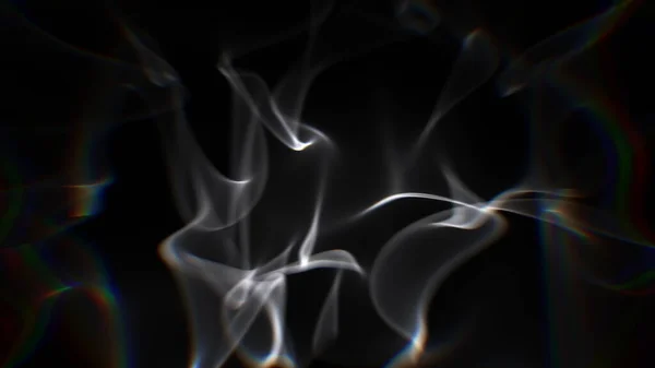 Sfondo Fumo Cromo Bianco Sfocatura Illustrazione Layout — Foto Stock