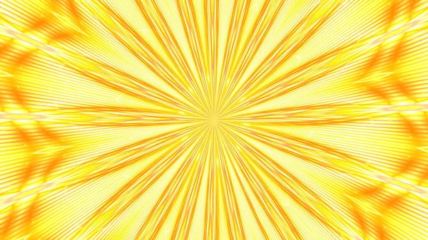 Sárga Csillag Alakú Kaleidoszkópos Háttér Elrendezés Illusztráció — Stock Fotó