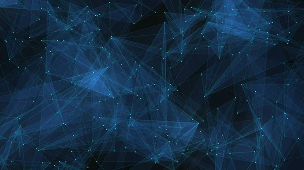 Noktalı arka planda üçgen şeklinde. 2B tasarım illüstrasyonu