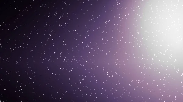 Świecące Fioletowe Światło Rozbłysk Tłem Gwiazdy Ilustracja Układu — Zdjęcie stockowe