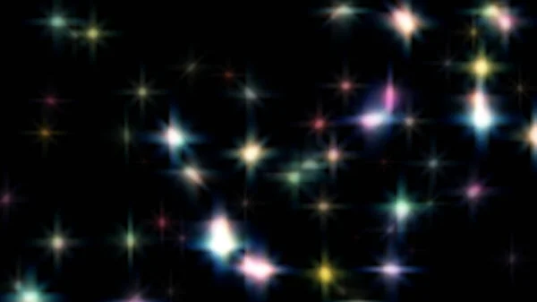 Зоряний Блиск Частинок Фону Ілюстрація Двовимірного Компонування — стокове фото