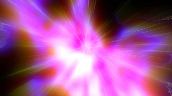 紫色能量放大梯度背景 2D布局说明 — 图库照片