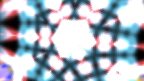 Caleidoscoop Gloeien Geometrische Achtergrond Lay Out Illustratie — Stockfoto