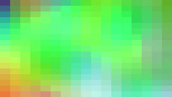 緑のグラデーションの背景の正方形の形 2Dレイアウト図 — ストック写真