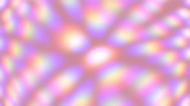 Pembe bulanık prizma animasyon arka planı. 2B bilgisayar oluşturma şablonu