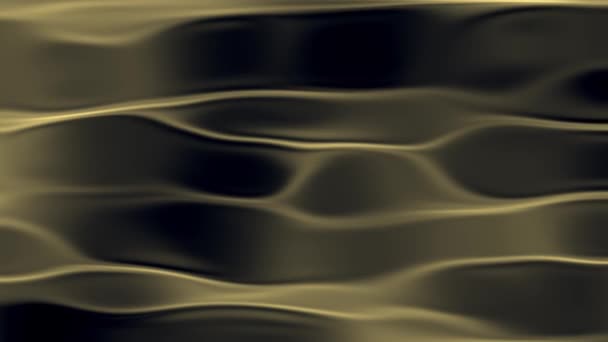 Желтый Маслянистый Фон Анимации Текстур Модель Рендеринга Компьютера — стоковое видео