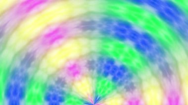 Renkli bulanık bulut animasyon arka planı. 2B biçimlendirme soyut deseni