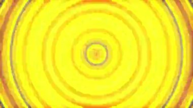 Hızlı dönüş sarı animasyon arka planı. 2B dijital efekt deseni