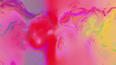 Kırmızı kırılma dalgalı deseni bozar. 2B bilgisayar oluşturma şablonu