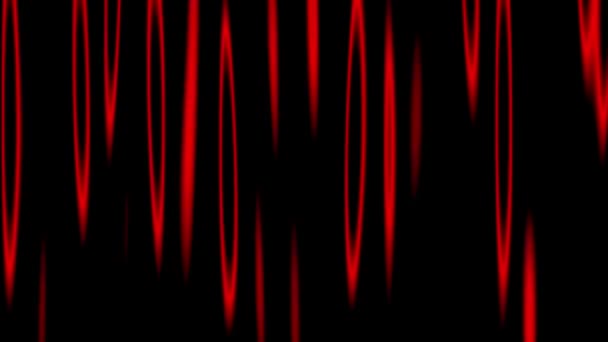 Solarized Rood Spleet Licht Animatie Achtergrond Digitaal Effectpatroon — Stockvideo
