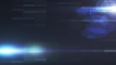 Işık sızıntısı merceğinin hızlı hareket eden dijital arka planı. 2B bilgisayar oluşturma şablonu