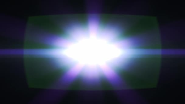 Purpurowe Światło Obiektywu Błysk Blask Tło Animacji Wzór Renderowania Komputera — Wideo stockowe
