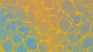 Gölge hareketli turuncu dalgalı desen. 2B biçimlendirme soyut deseni