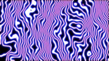 Fraktal mor gürültü parlayan plazma etkisi animasyonu. 2B desen PC oluşturma