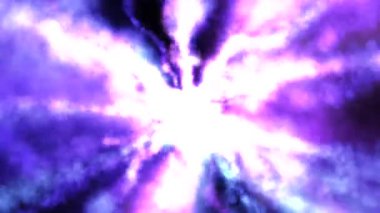 Mavi ve mor akım ileri doğru akar. 2B bilgisayar oluşturma