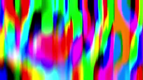 Барвистий Спектр Пастельного Яскравого Анімаційного Фону Комп Ютер Рендеринга Руху — стокове відео