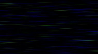 Yeşil ve mavi çizgi soldan sağa doğru hareket ediyor. 2B bilgisayar işleme grafiği