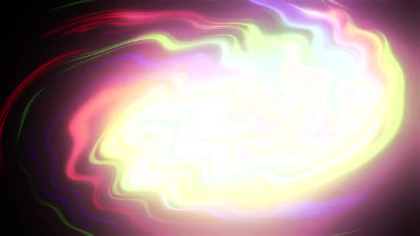 Glow Red Tint Twirl Golvende Animatie Achtergrond Computer Rendering Beweging — Stockvideo
