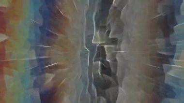 Kenar ışın animasyonuyla hızlı hareket eden renkli geçiş. 2B bilgisayar oluşturma şablonu