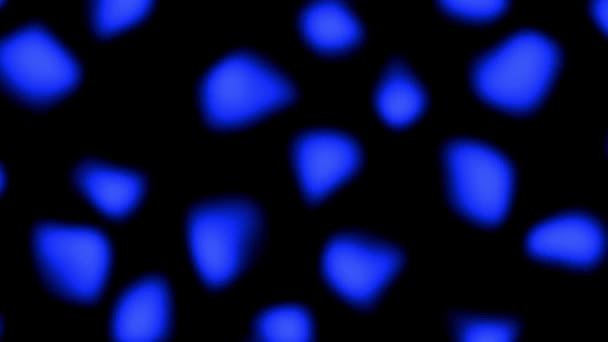 Blaue Textur Spot Motion Animation Computerwiedergabemuster — Stockvideo