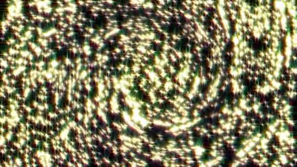 Drehung Des Wirbelnden Spins Stern Glühen Glimmer Animation Hintergrund Computerwiedergabemuster — Stockvideo