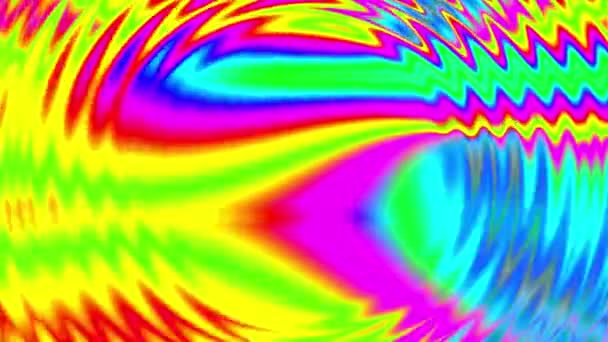 Искривление Лужи Красочная Закрученная Фоновая Анимация Модель Рендеринга Компьютера — стоковое видео