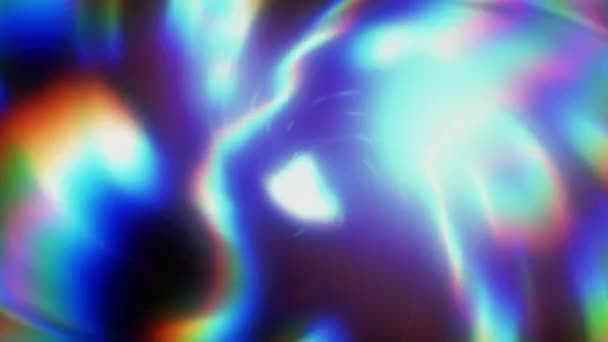 Rainbow Prism Plasma Animation Background Modèle Rendu Ordinateur — Video