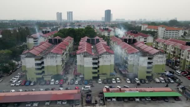 Bukit Mertajam Penang Malasia Abr 2023 Servicio Niebla Mosquitos Lleva — Vídeo de stock