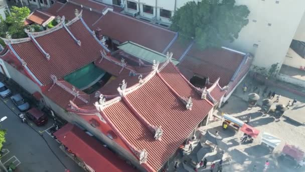 Georgetown Penang Malaisie Juin 2023 Architecture Vue Aérienne Déesse Miséricorde — Video