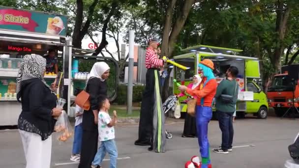 Bayan Lepas Penang Malajzia Június 2023 Korona Készített Léggömb Játék — Stock videók