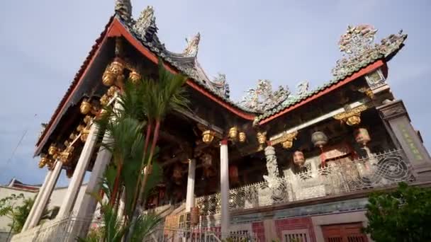 Georgetown Penang Malaisie Juil 2023 Avancer Lentement Vue Façade Leong — Video