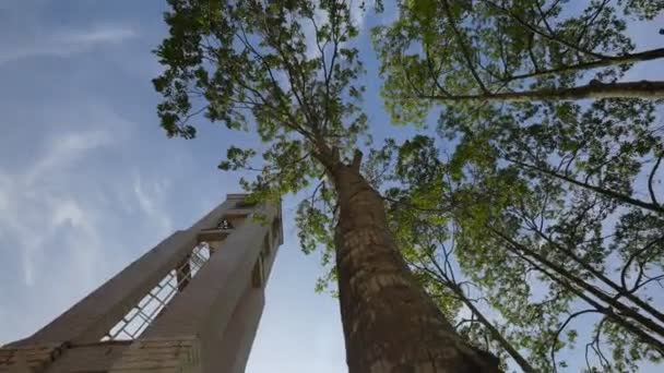Букит Мертаджам Пенанг Малайзия Июля 2023 Года Небольшая Башня Анны — стоковое видео