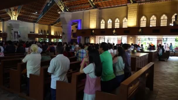 Bukit Mertajam Penang Μαλαισία Ιουλ 2023 Πλήθος Εκκλησιών Ανθρώπους Συγκεντρωμένους — Αρχείο Βίντεο