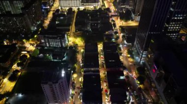 Brickfields, Kuala Lumpur yakınlarındaki hava gece görüşü