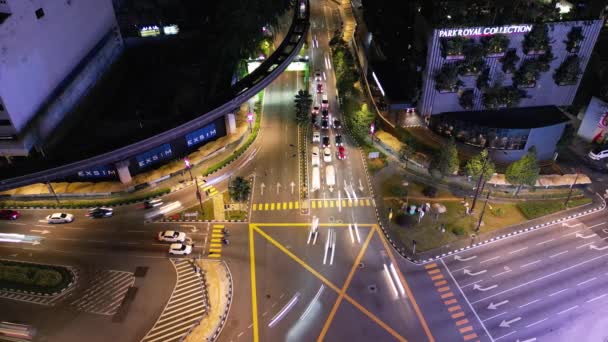 Bukit Bintang Kuala Lumpur Malezja Lis 2023 Wspaniały Widok Lotu — Wideo stockowe